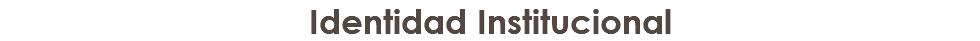 iDENTIDAD iNSTITUCIONAL